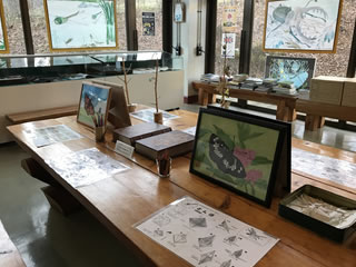 蝶の多色摺り版画